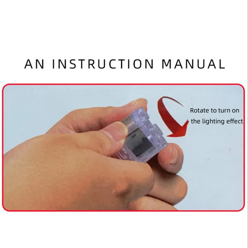 Color LED double flash Building block brick Compatible with legos Creative block particle 2*2 dots round brick