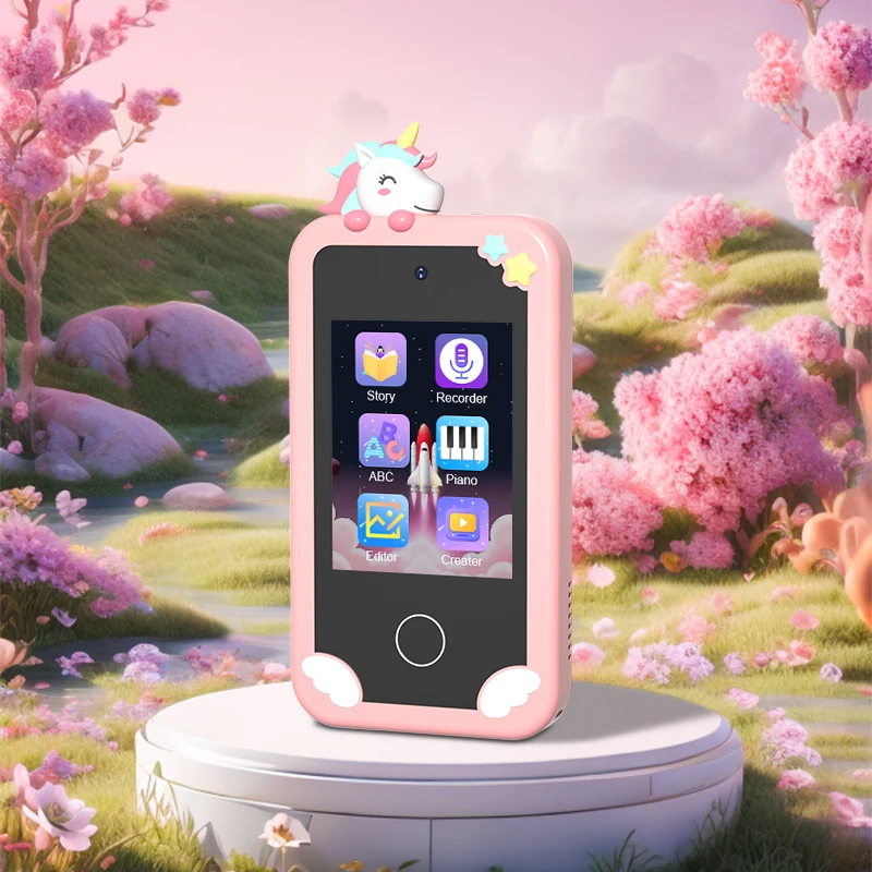 Mini Cute Electrical Electronic Electric Kids Toy Mobile Smart Cell Phone Smartphone With Camera For Kid Child Children
