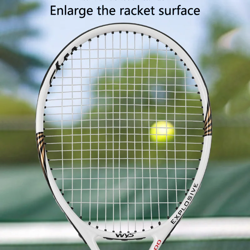 Wholesale Customized High Quality Tennis Racket Carbon Aluminum One-piece for Training Competition Tennis Racket