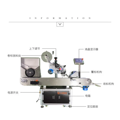 Функциональная самоклеящаяся этикетировочная машина, автоматическая горизонтальная машина для нанесения этикеток на круглые бутылки с жидкостью для полости рта