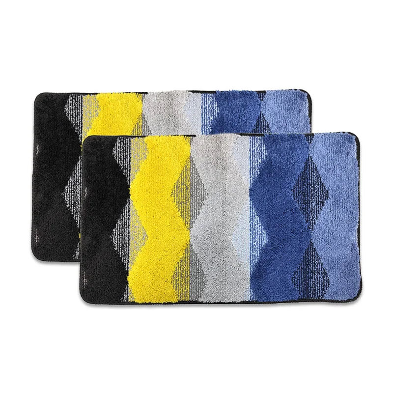 Front back door mat Absorbent Entryway Rug with non slip backing