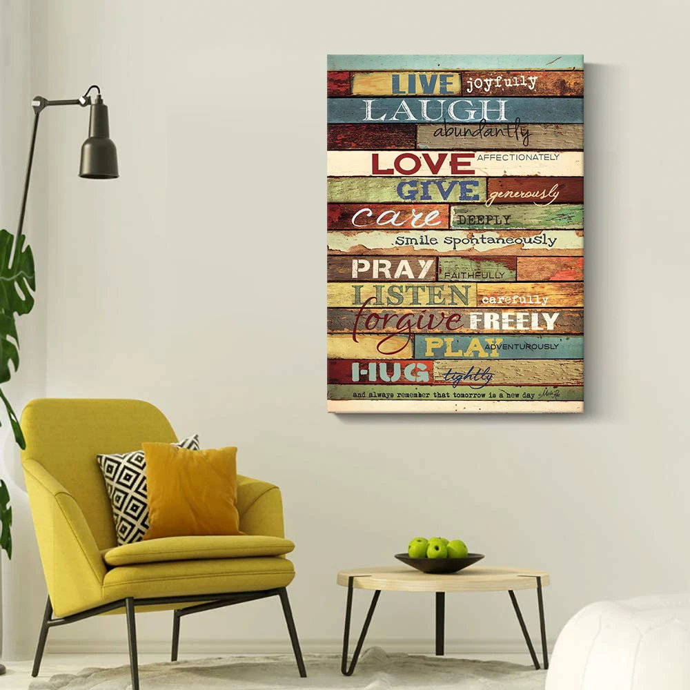 
 Оптовая продажа, вдохновляющая рамка для настенного искусства, мотивационные цитаты, галерея, печать на холсте на заказ для украшения стен  