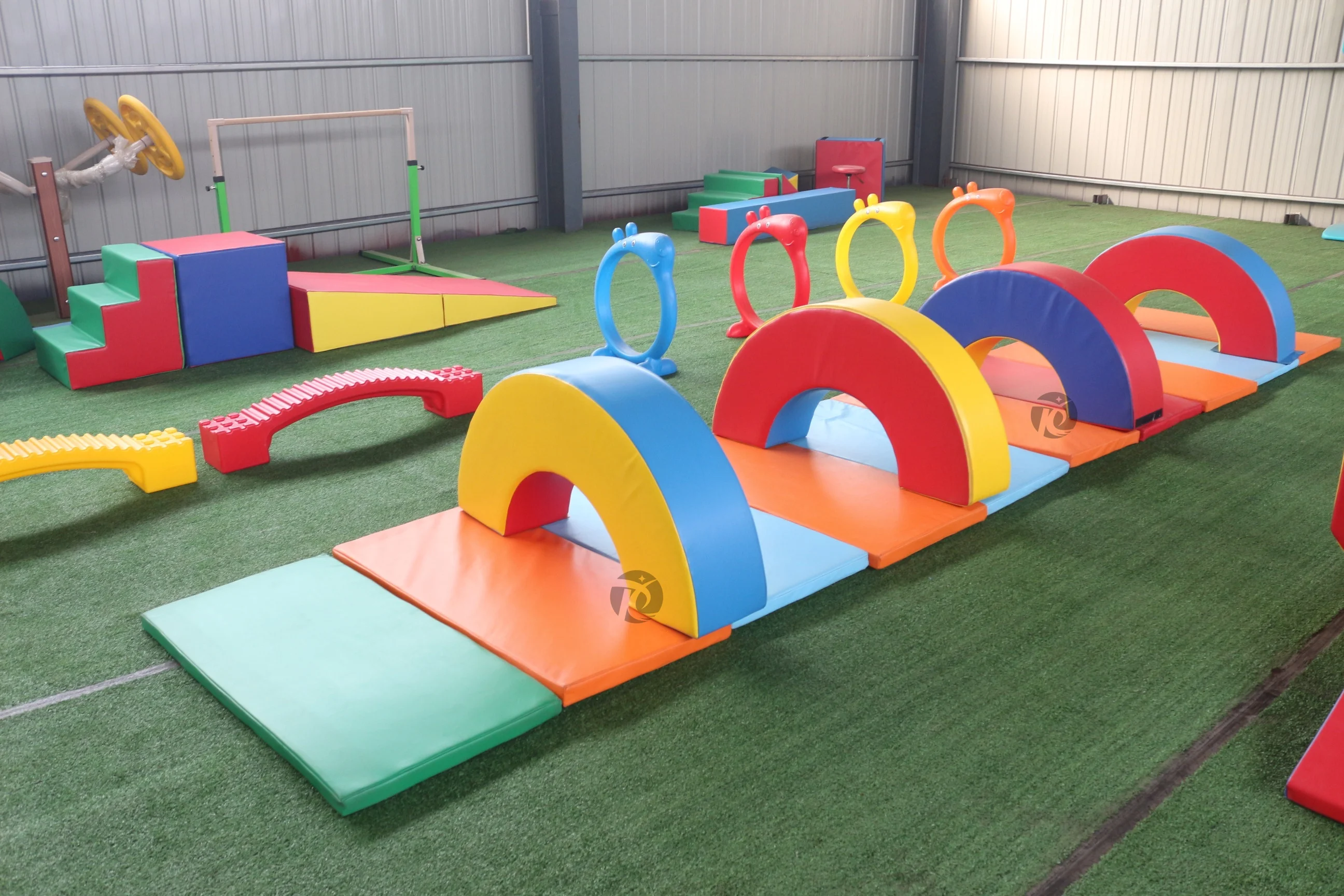 Wholesale children early education indoor sensory training equipment soft play set combination toddler physical fitness