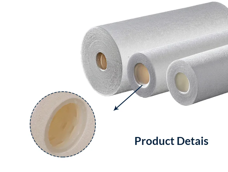 Filter Manufacturer Melt Blown PP Filter 10 Micron 5/20 Inch Water Sediment Spun Filter Cartridge For Water Purification Systems