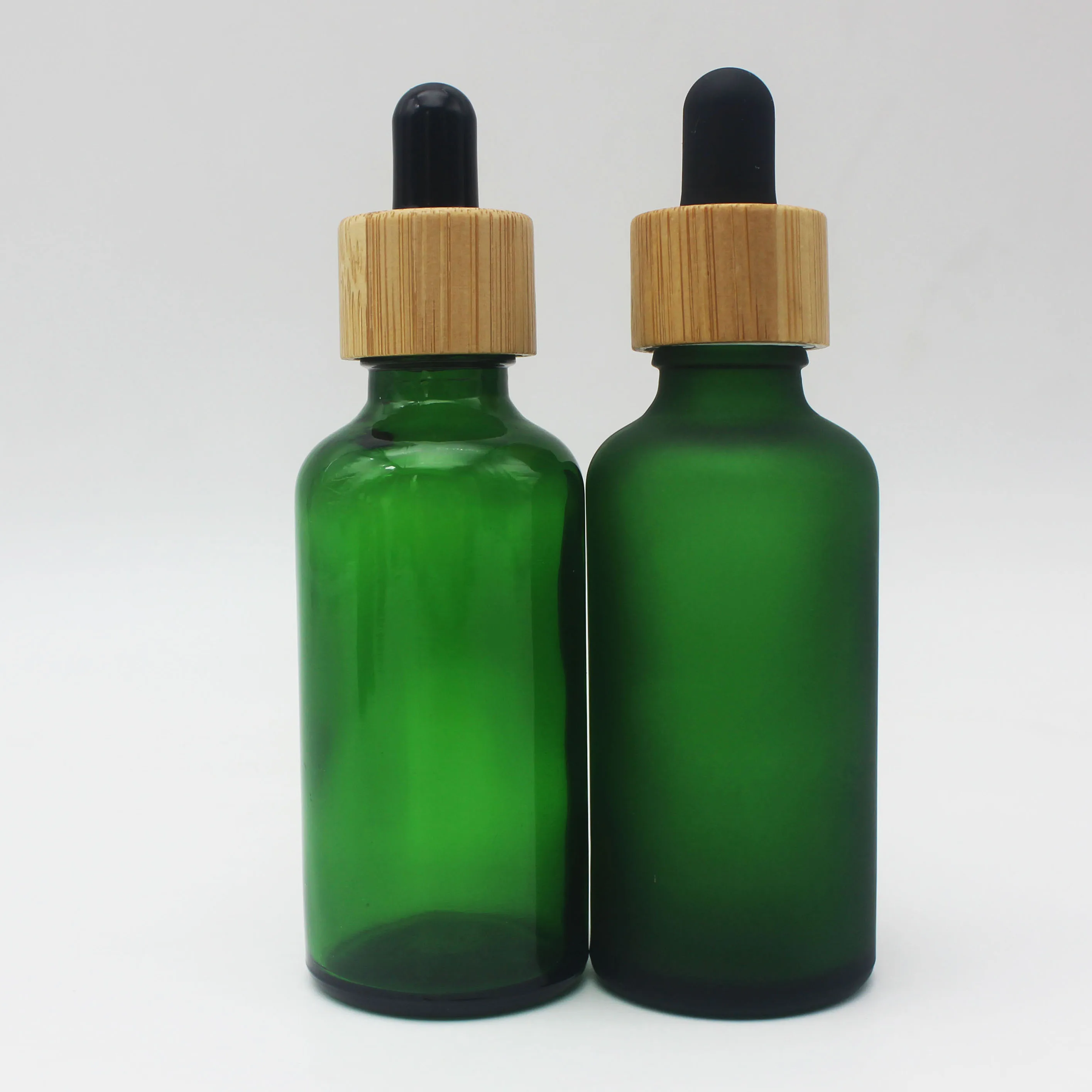 15ml 30ml 50ml 100ml bamboo lotion bottle with lid glass cosmetic bottle empty dropper container wholesale BBD-045Z