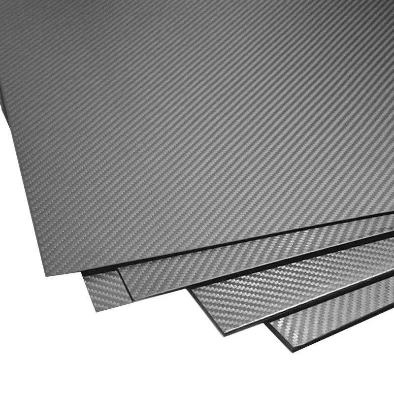 Wholesale high-quality carbon fiber OEM high-strength 100% 3K carbon fiber plain or matte carbon plate in Chinese factories