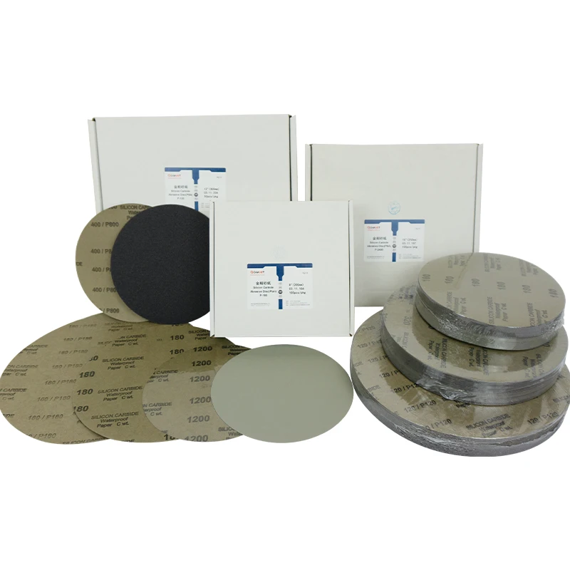 Metallographic grinding and polishing round sandpaper 8/10/12 inches