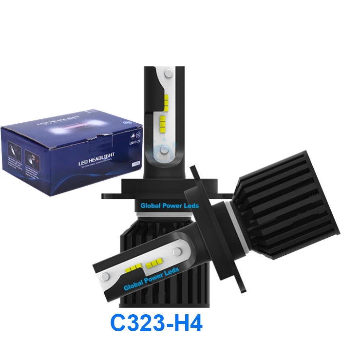 H4 light bulbs 9-32 volt 5000LM C323 car led headlight all in one H1 H7 H8 9012 9005 9006 bulbs led headlight