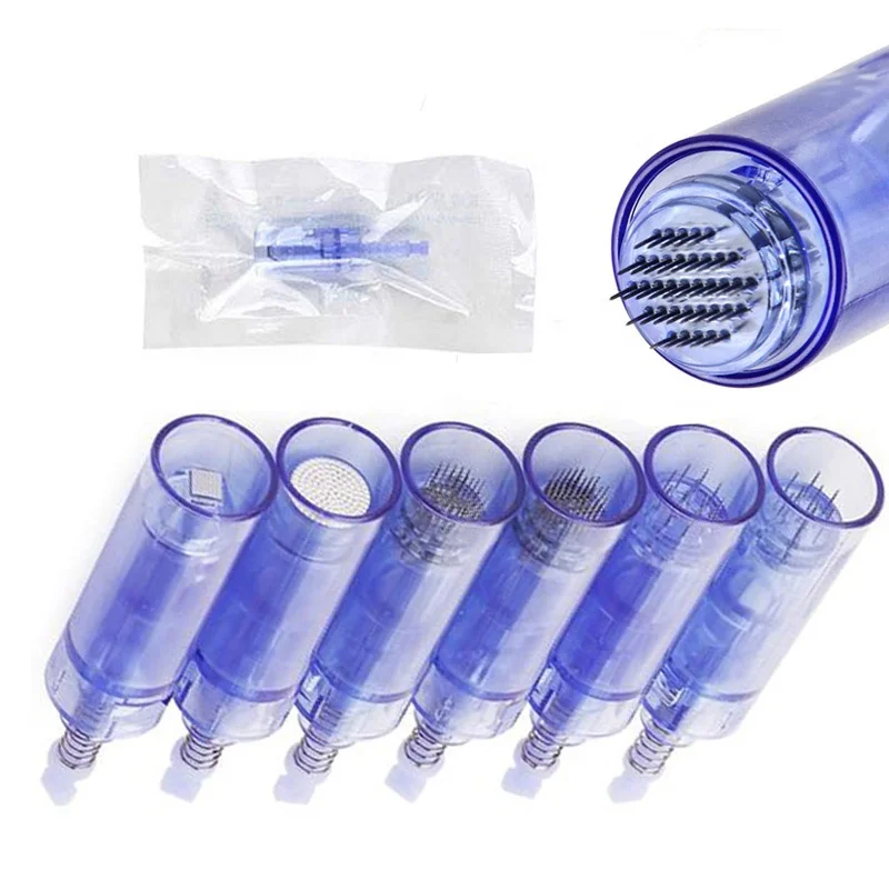 9 12 24 36 42 Pin Tips High Quality Electric Nano Microneedling Micro Dr Derma Pen Dermapen Needle Cartridges For Replacements