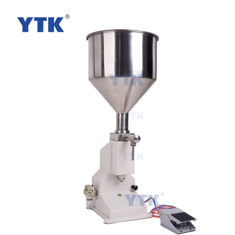 Pneumatic Paste Filling Machine for Cream Shampoo Ointment Lotion Cosmetics Gel Hand Sanitizer Viscous Liquid Filler