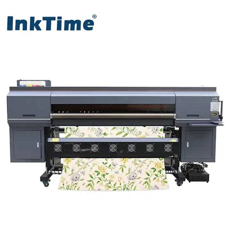 Inktime high quality 1.9m large format digital textile dye sublimation printer I3200/4720/XP600 sublimation plotter