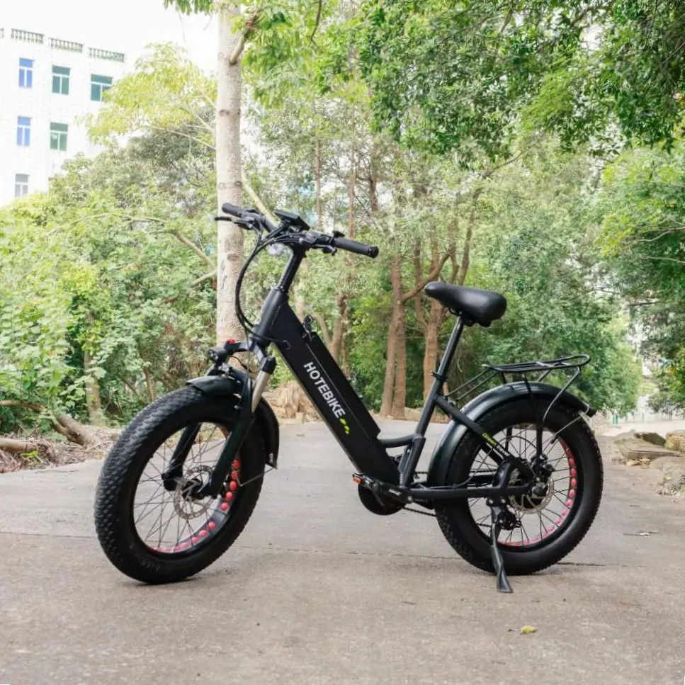 HOTEBIKE big power 250w e bike 500W 750W vélo électrique electric mountain bike fat tire electric bikes step through
