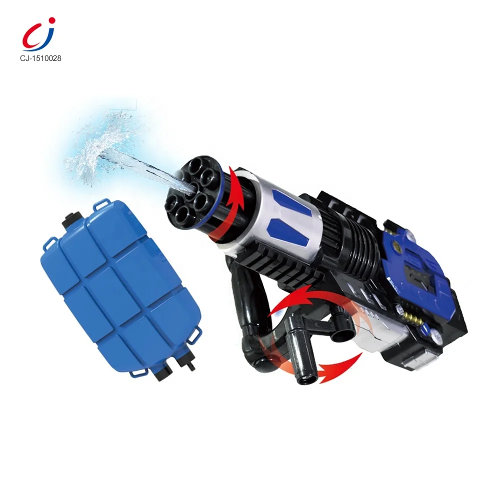 Gun backpack outdoor shooting summer toys kids playing jet water cannon toy