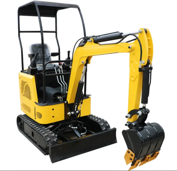 FREE SHIPPING ICLES Excavators  1T 2T 3Ton Machine Automation Hydraulic Mini Small Micro Crawler Bagger Digger Mini Excavator