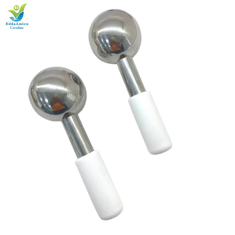 Wholesale competitive price vibration ice stainless steel massage roller ball soft silicone skincare facial massage balls