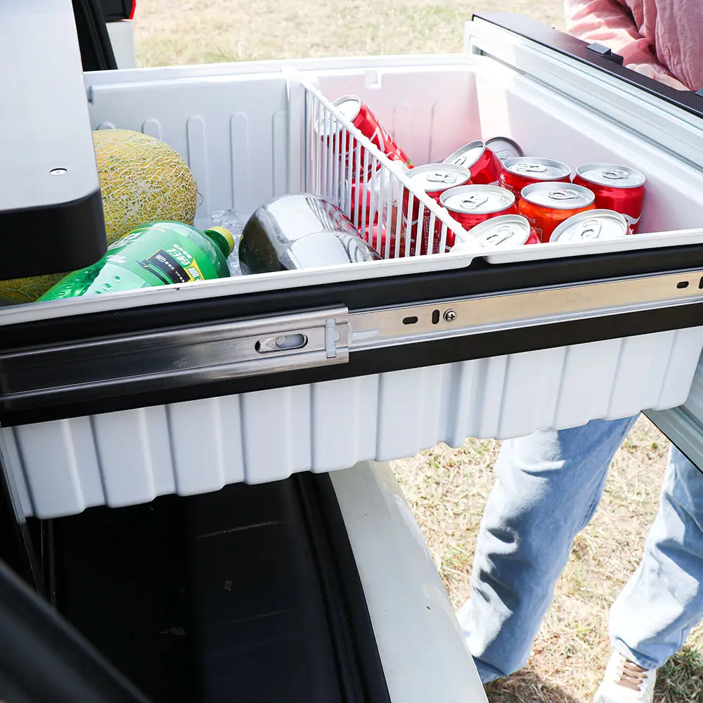 Colku DC-40DR Hot Selling 40L Portable Car Fridge Drawer Refrigerator with GMCC Compressor for Camping and Road Trips