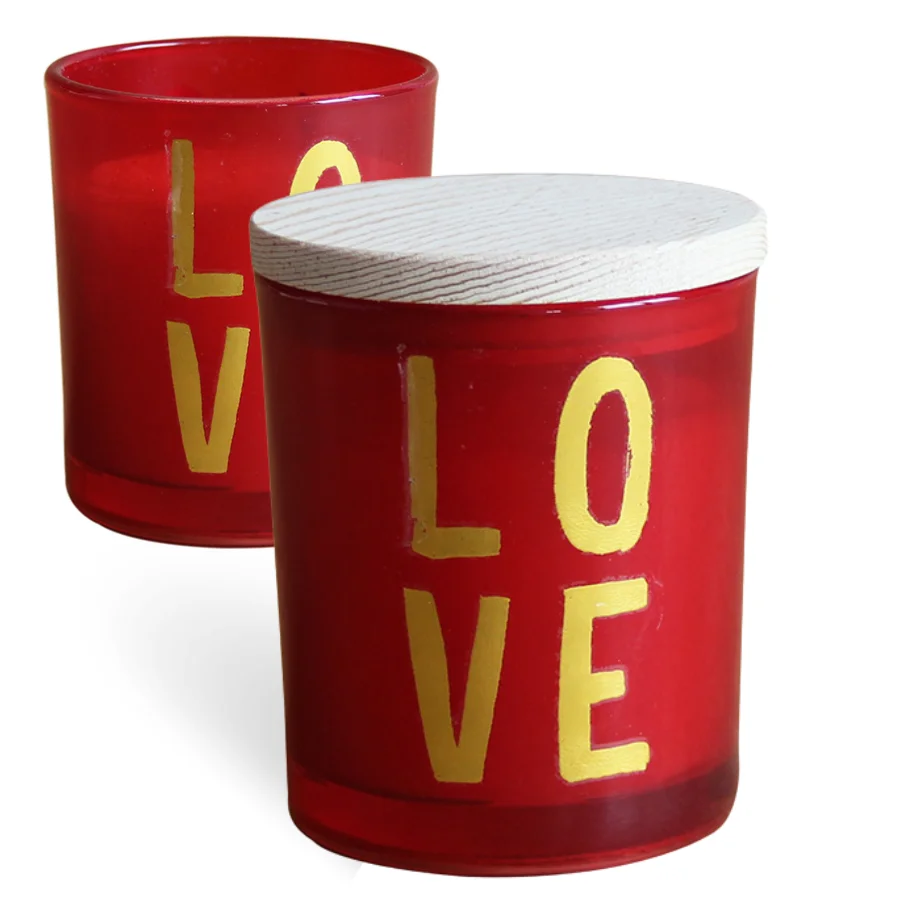 Hot Selling Painted Glass Jar Candle Wedding Gifts Floral Aroma Essential Oil Soy Wax Luxury Scented Candles Supplier