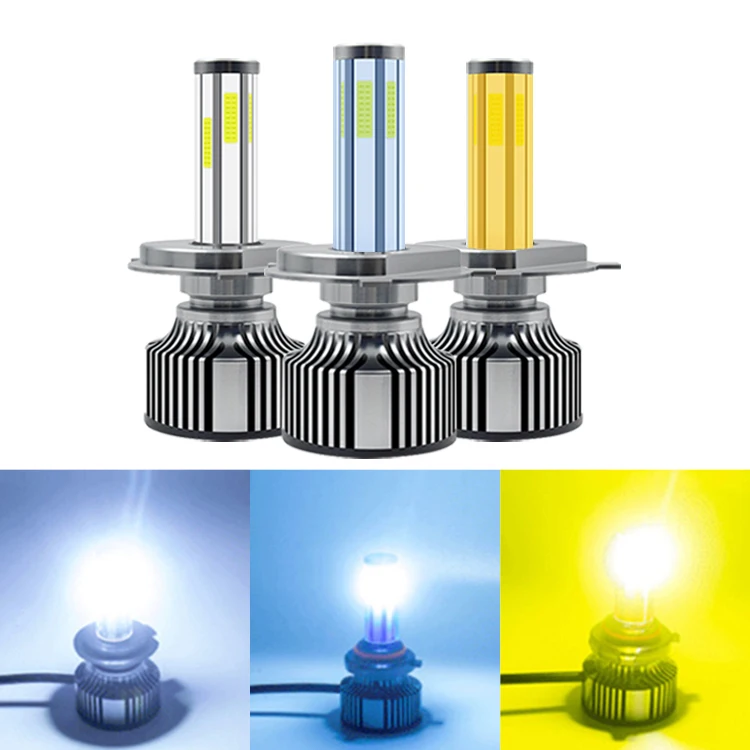 auto lighting systems N6 canbus 60w led 6 sides h4 led headlight bulbs 360 LED headlights 12v vehicle high low beam spotlight