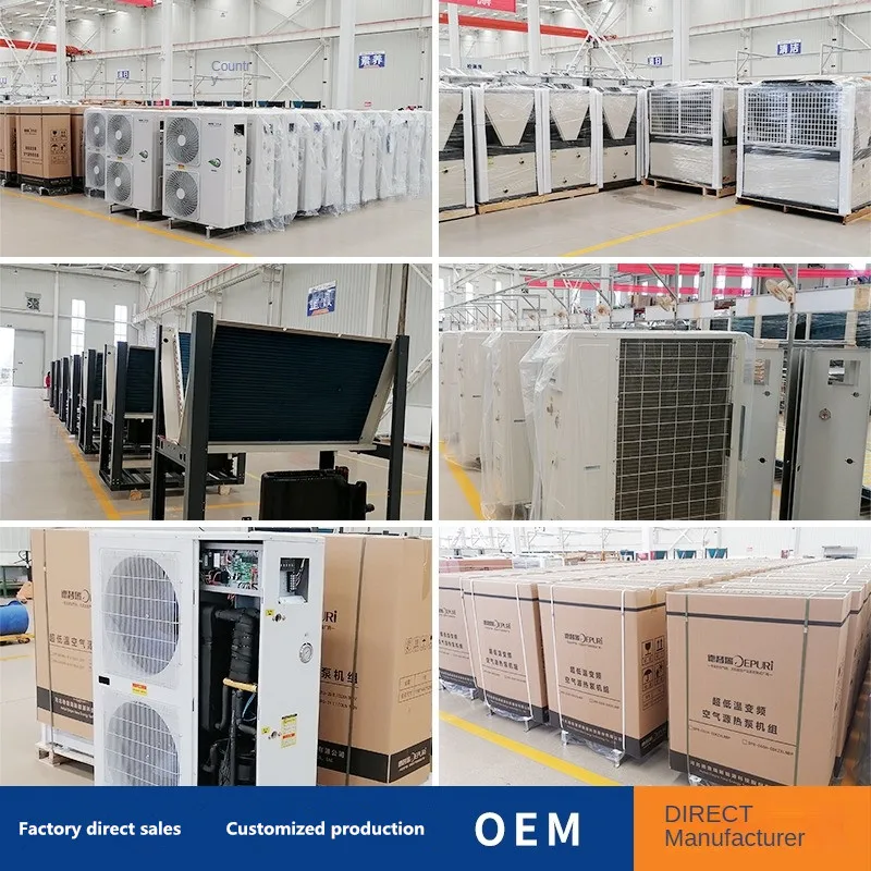 Depuri Cold Climate High COP EVI Monoblock R32 commercial Air Source air conditioning Heat Pump