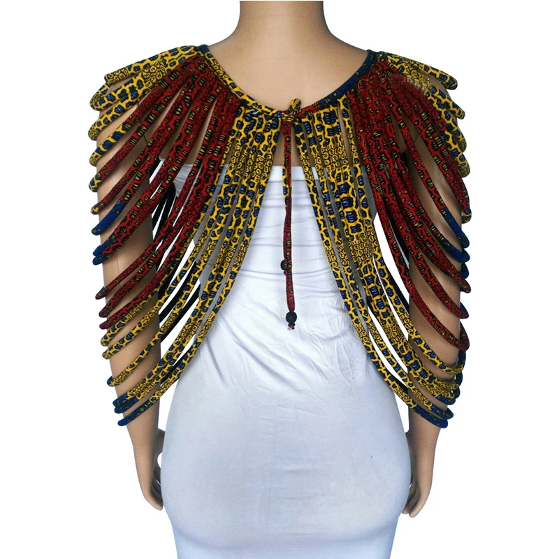 SP002 африканские ожерелья, модные аксессуары, подарок, ожерелье из Африканской ткани с принтом, шаль