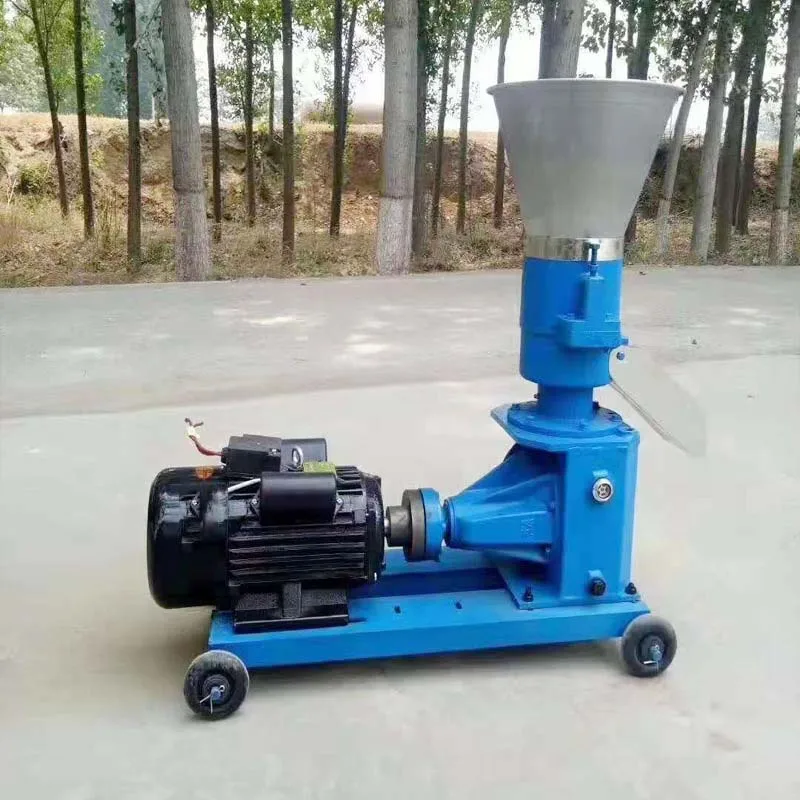 7.5kW flat die wood pellet machine pellet mill wood pellet mill sawdust pelletizer