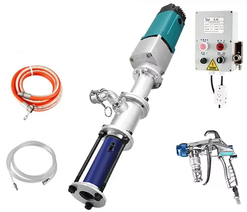 Small portable construction spray paint equipment electric light spraying machine