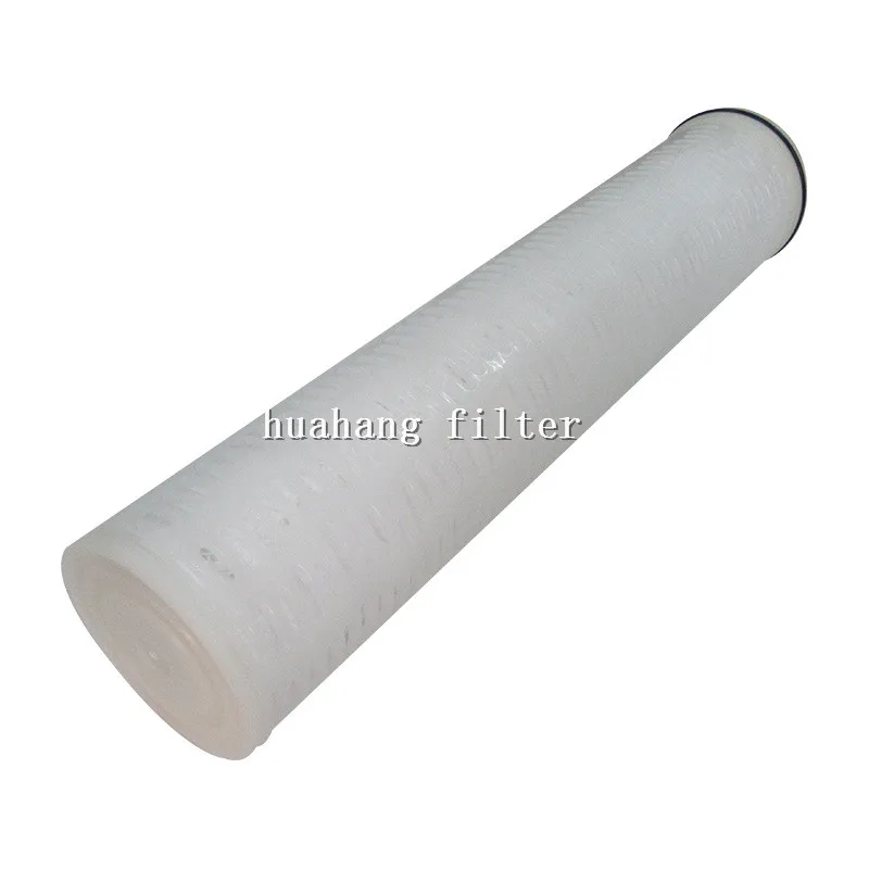 High flow water filter cartridge in RO treatment used for