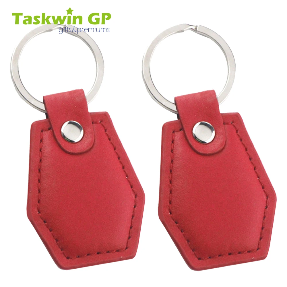 Держатель под заказ коричневый натуральный сувенир ручной работы без рисунка деловые металлические бирки из ПУ кожи брелок для ключей