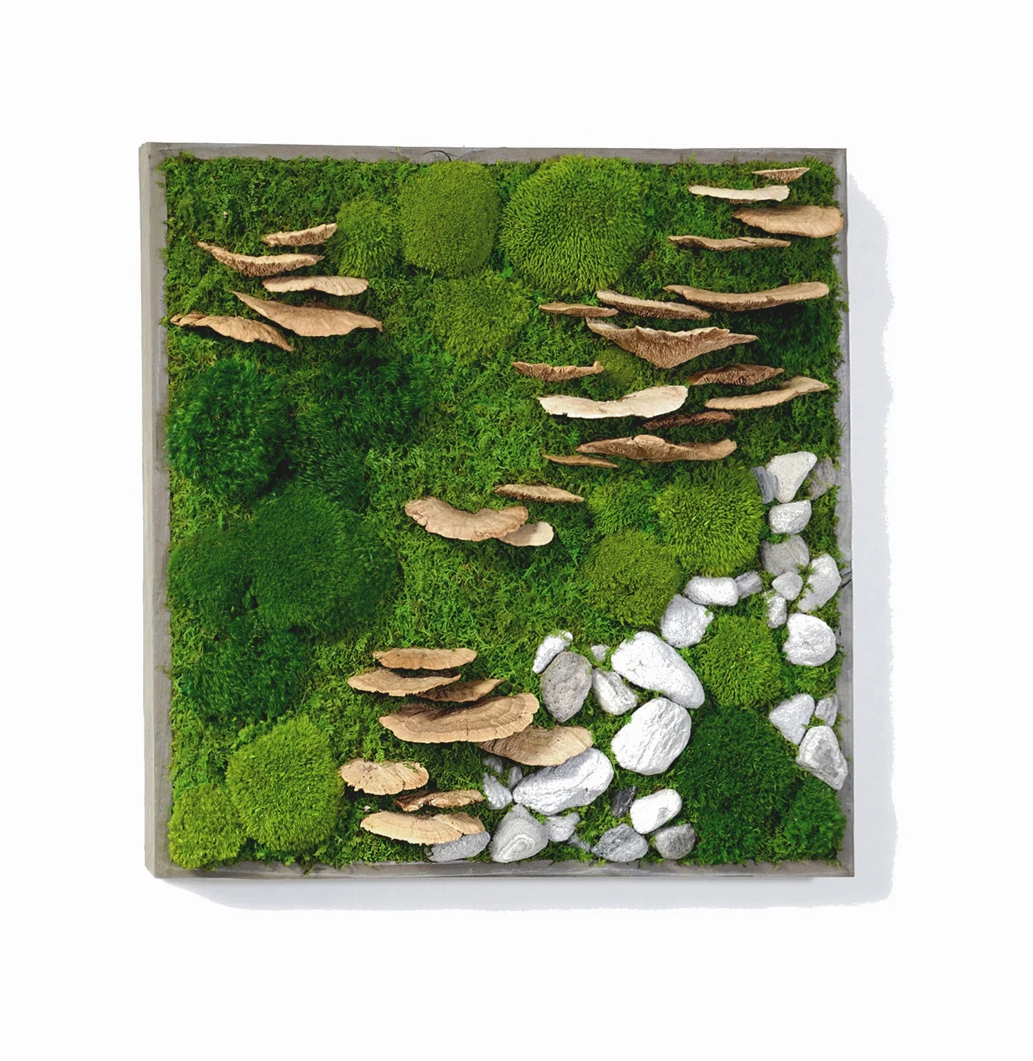 Yunnan factory wall green moss wall art panels preserved forest moss decorative preserved artificial scandinavian moss