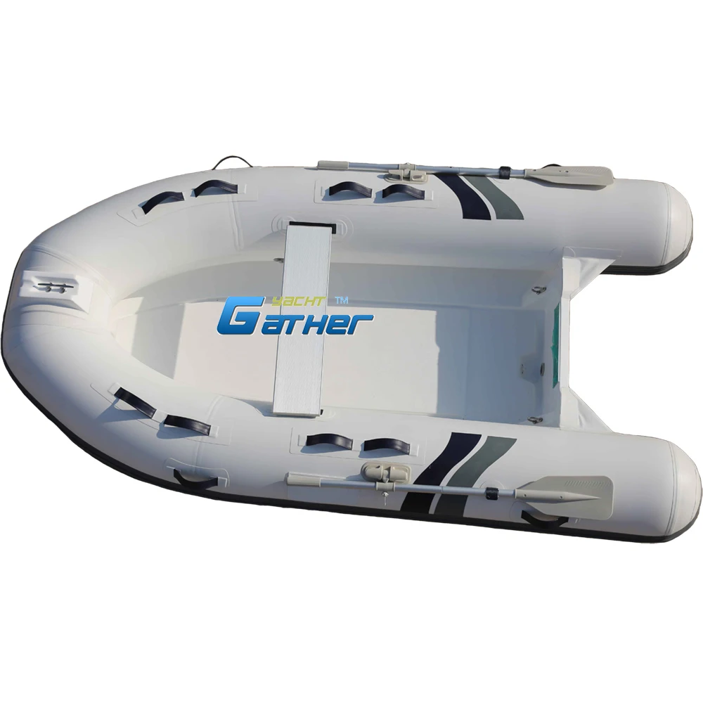 Inflatable Dinghy Orca Hypalon Pvc RIB300A Rigid Hull Inflatable Rowing Boats For Sale