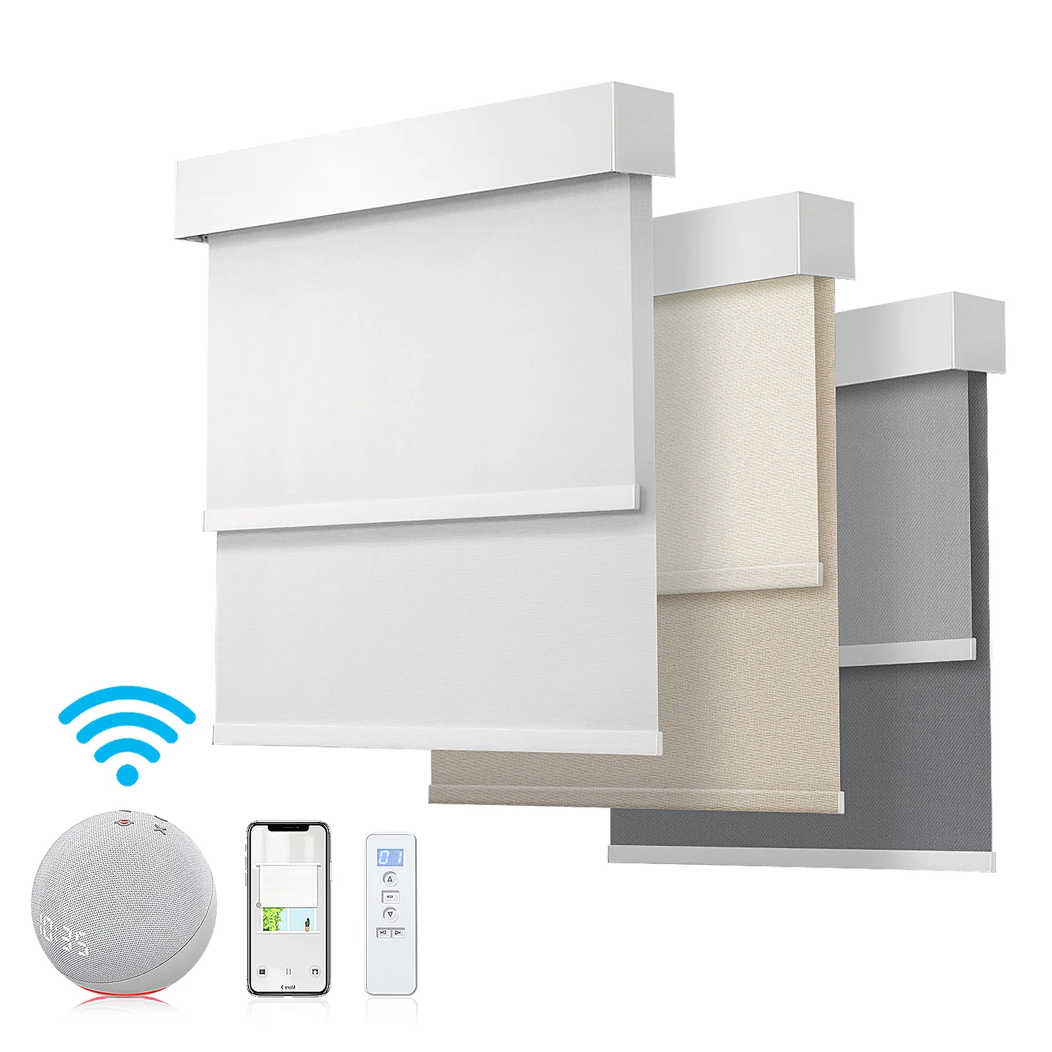 Электрические шторы из полиэстера