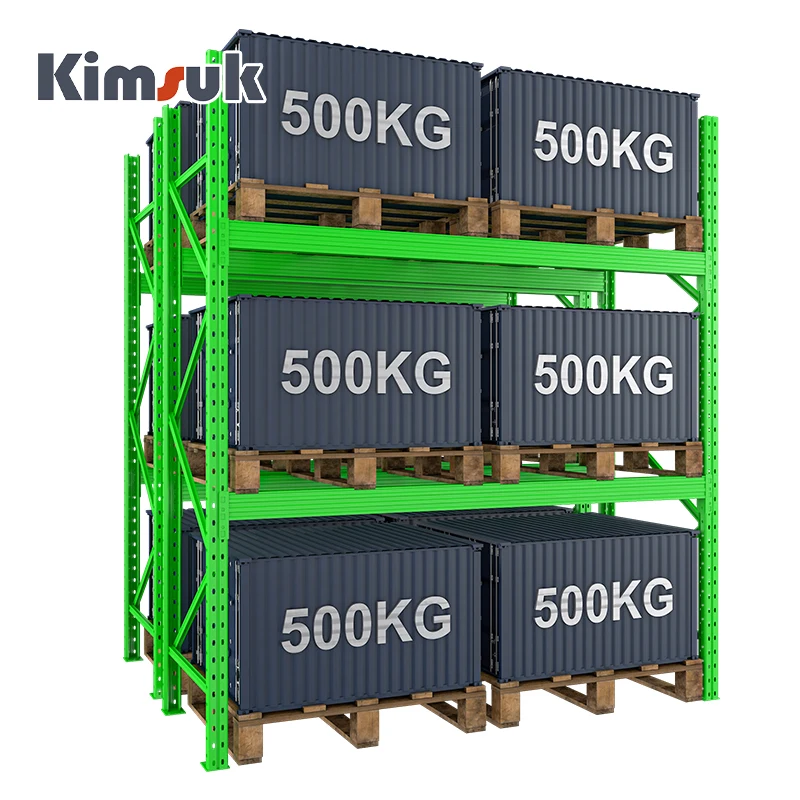 Heavy Duty Industrial Use Racking Stacking Selective Pallet Rack High-Strength Metal Steel Shelf Warehouse Rack