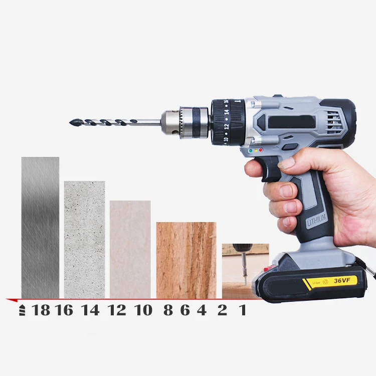 Wholesale High Power Portable Different Types of Electric Drill Power Tools Kit Set