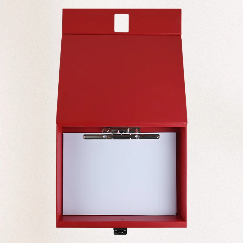 A4 Document Safes Portfolio Organizer Digital Fingerprint Lock Paper Container Box Safety Box for Business