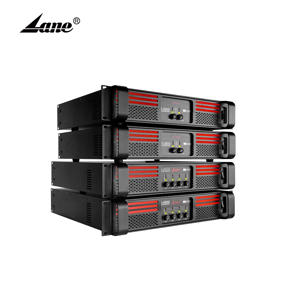 Lane S-2300 Factory Wholesale Made in China Outdoor Professional 900W 2U Class H Audio Power