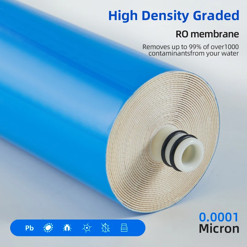 3012 Membrane Shell 400GPD High Flow Rate 0.0001 Micron RO Membrane for Reverse Osmosis System