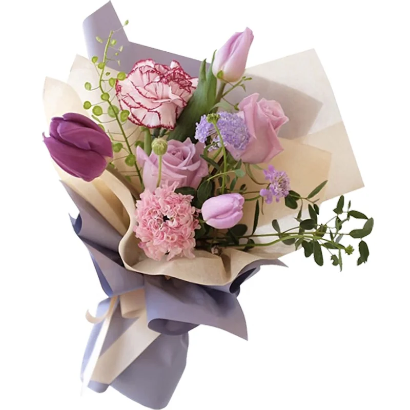 Solid Color Florist Waterproof Wrapping Paper For Gift Bouquet Wrapping Paper Fresh Flowers Wrapping Paper