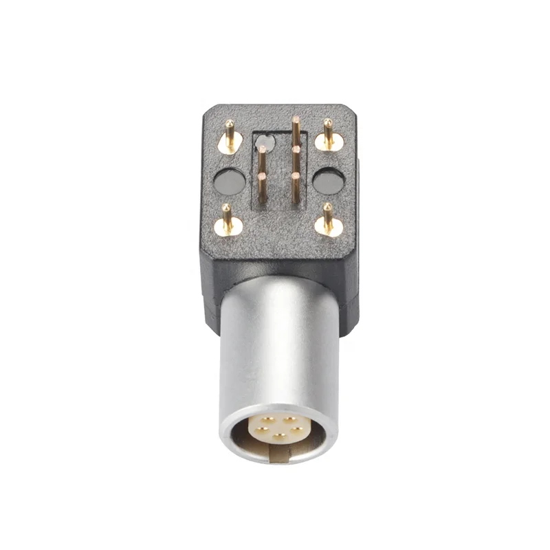 5 pin electric male female black connector PCB aviation socket push pull connector EXG.1B.305