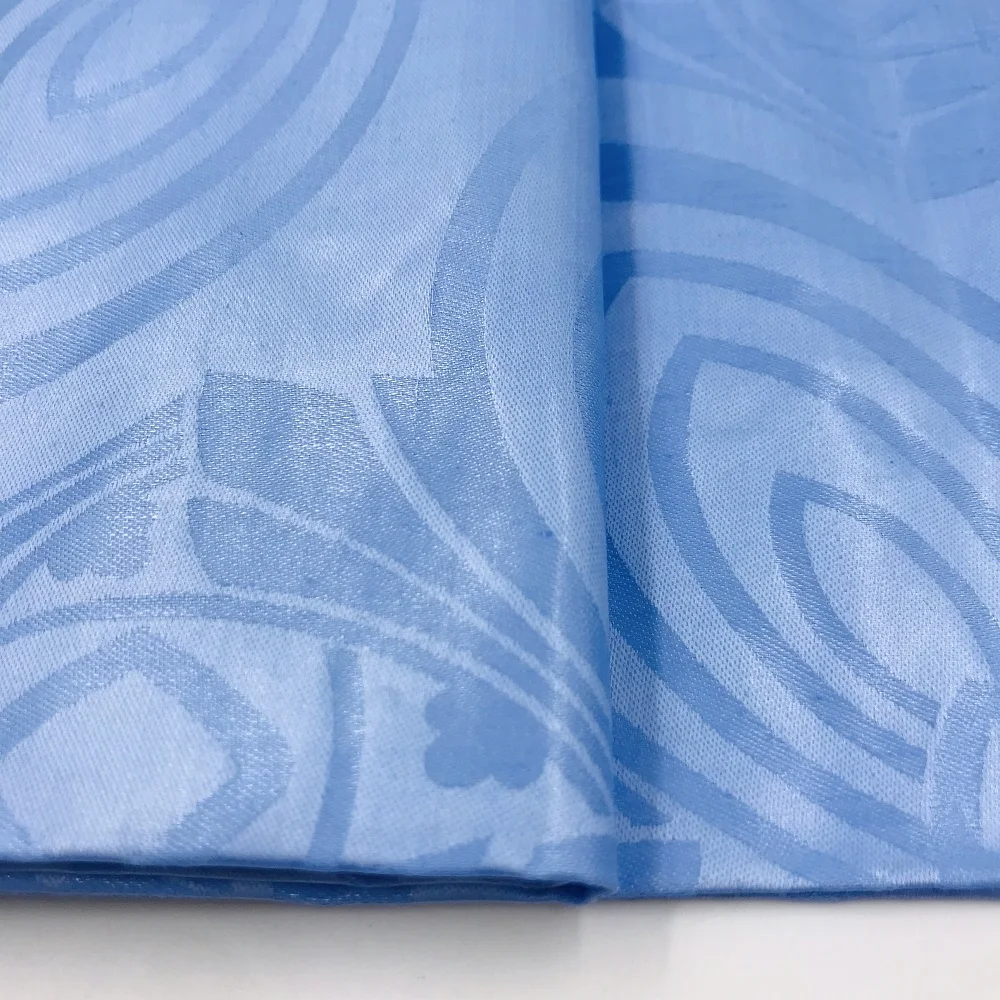 Hi-ana Fabric2 Trade Assurance Factory Supplier Bazin Riche Africans Clothes Customized Woven Jacquard Brocade Fabric Printed