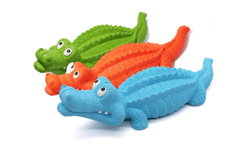 Vking Manufacturers Durable Soft Natural Rubber Squeaky Dumbbell Bubble Bone Pet Chew Dog Toy