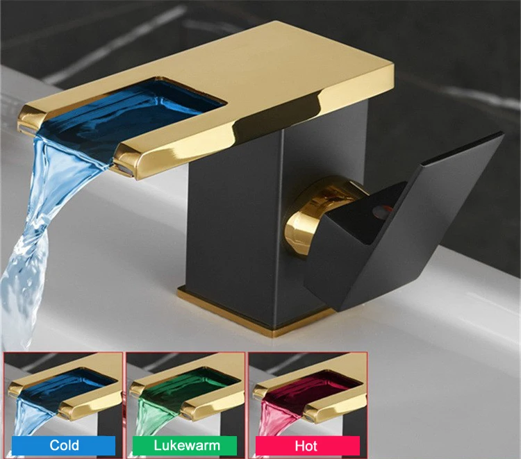 Smart LED Color Changing Faucet hydro (electric) power Mixer