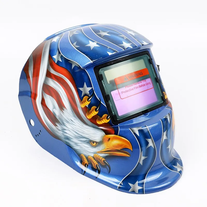 Adjustment Auto Darkening Welding Helmet Combined LED headlights welding mask