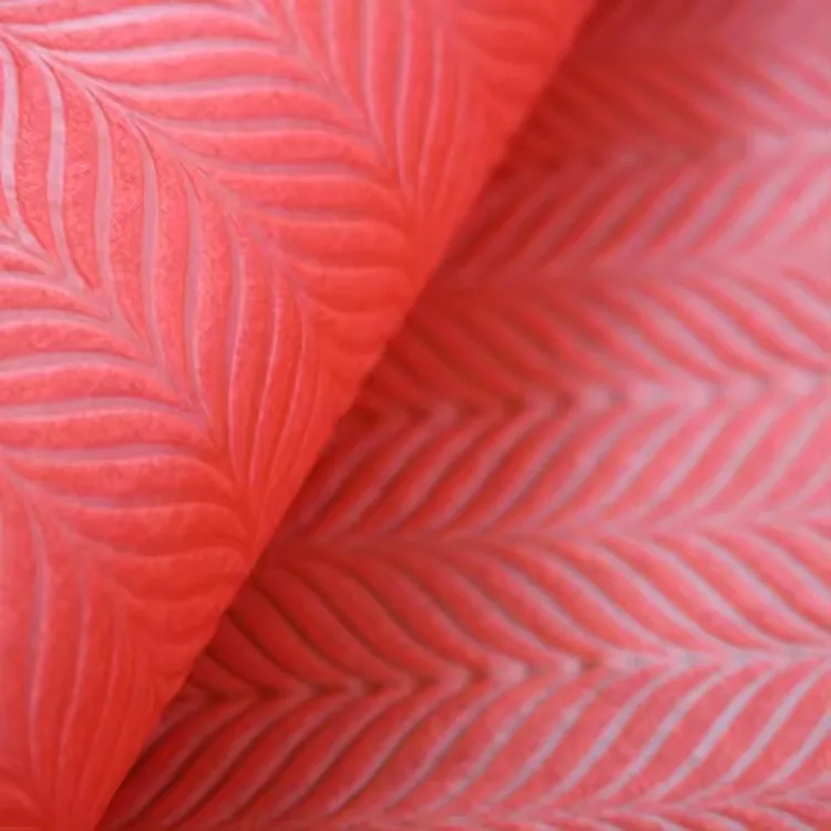 New design waterproof pp spunbonded embossed non woven printed fabric