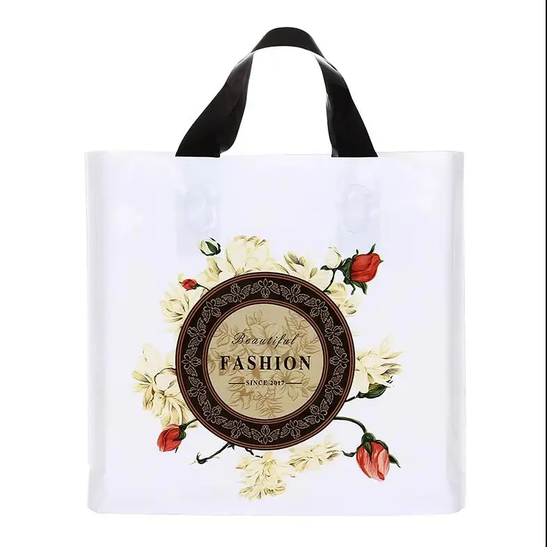 Wholesale Custom Logo Carry Bag Product Plastic Packaging Hdpe Bag For Clothes