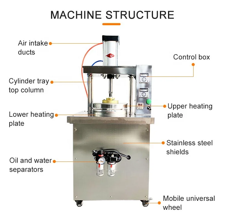 Pancake roti tortilla press machine pancake maker commercial for sale