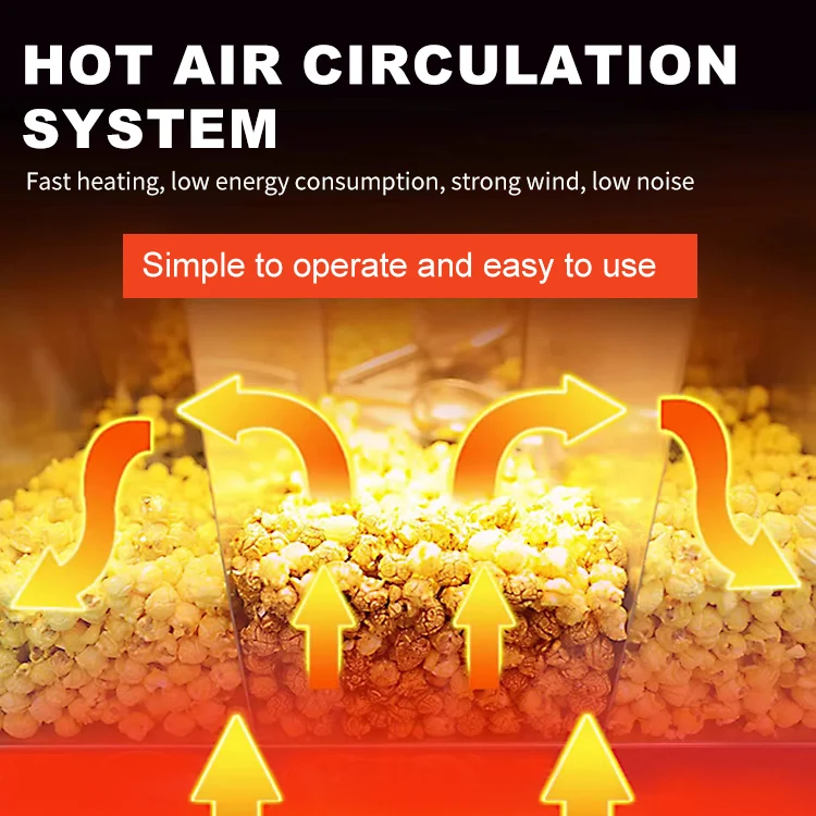 whole sale Snack Popcorn Warmer Cabinet Popcorn Warming Showcase microwave popcorn warm showcase