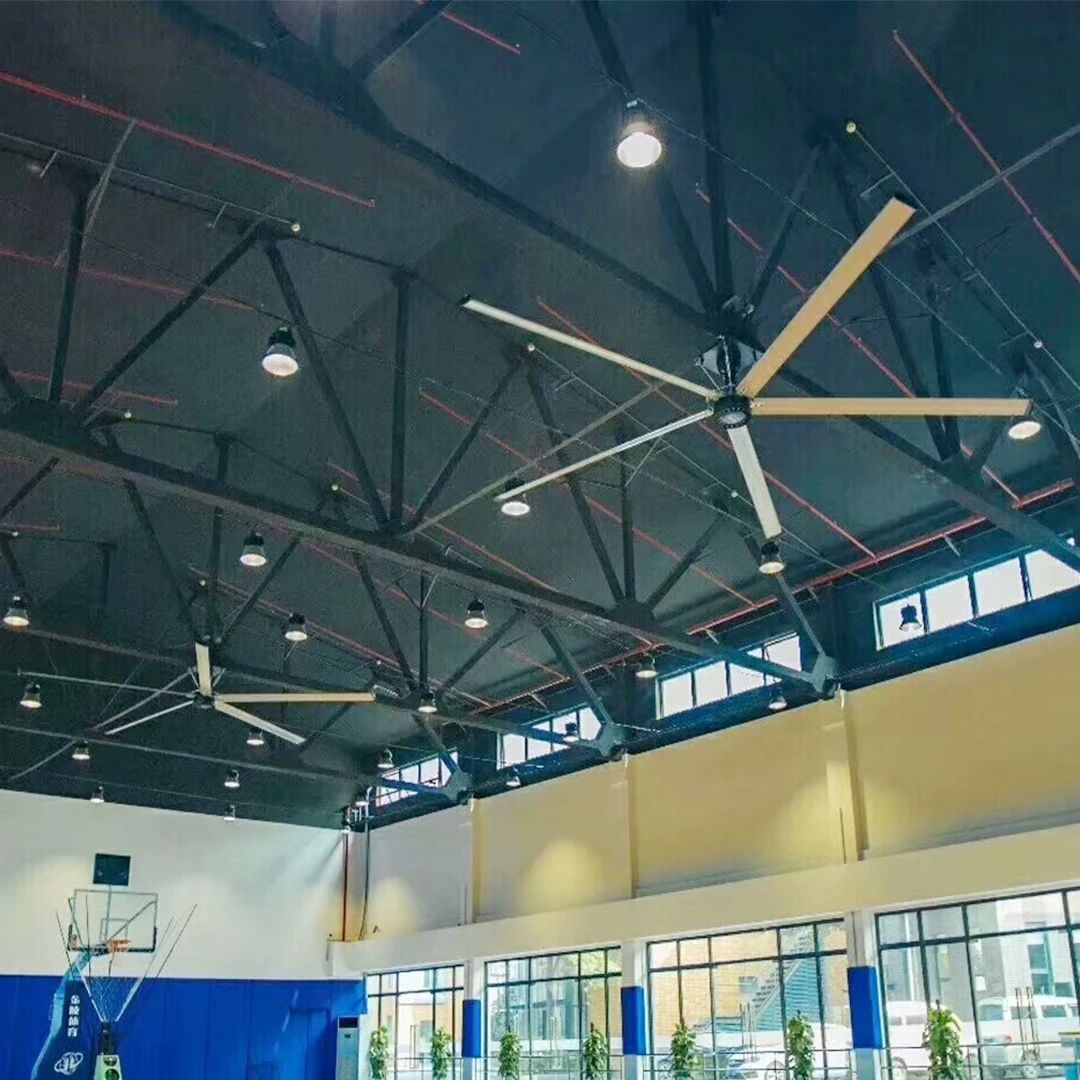 Kale Fans 0.9KW PMSM Industrial HVLS Ceiling Fan for Warehouse