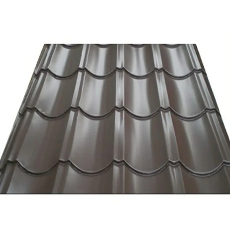 
waterproof and fireproof color steel roof tile building structure PPGI color galvanized corrugated steel sheet 