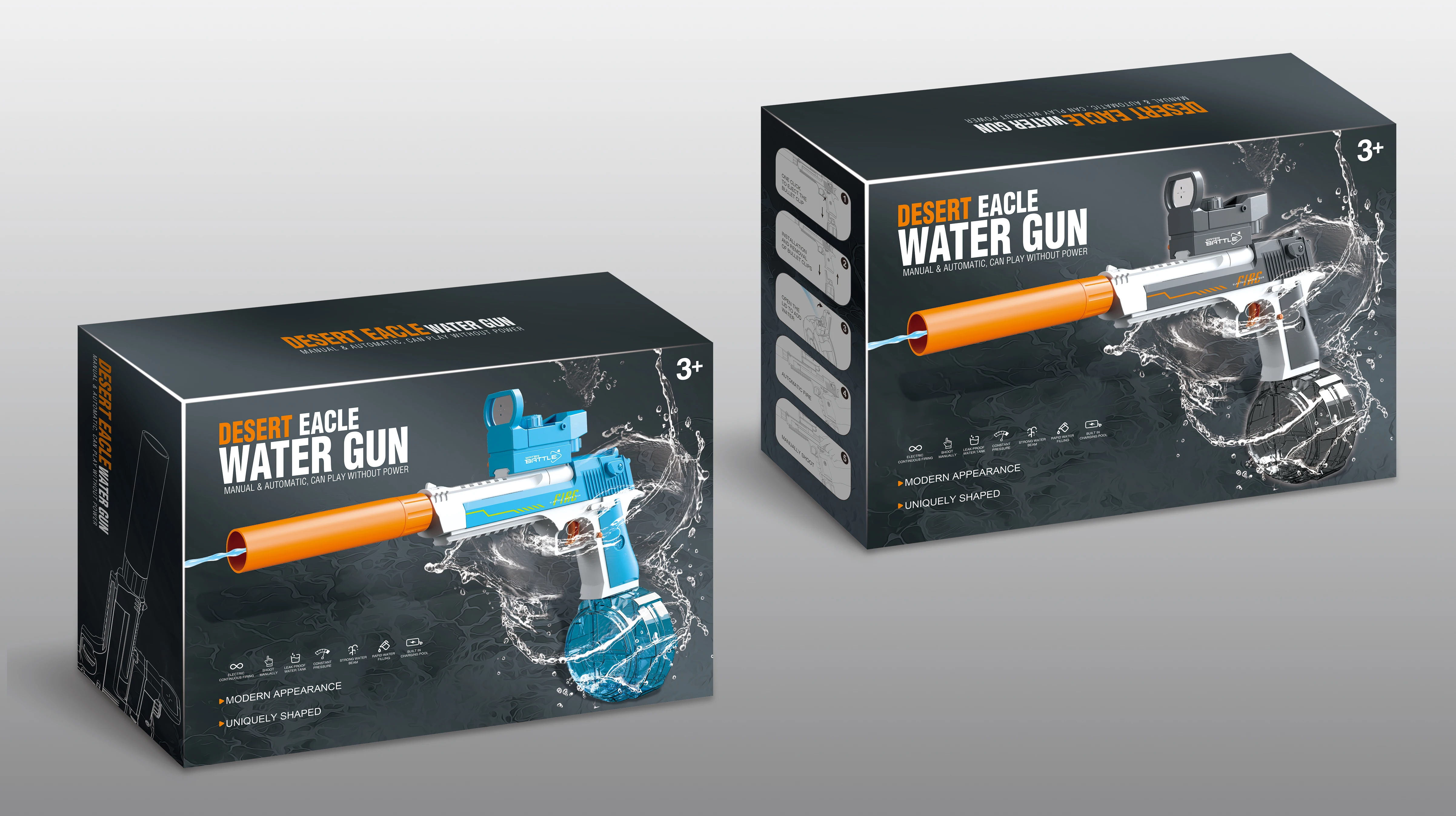 2024 Built-in Battery Manual&Electric Automatic Adult Water Gun Toy Kids Toy Gun