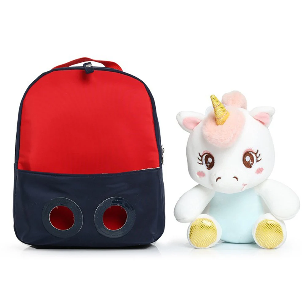 OEM Cute Child mochilas para ninos detachable Plush Toy cartoon Girls Toddler backpack bag for Kids